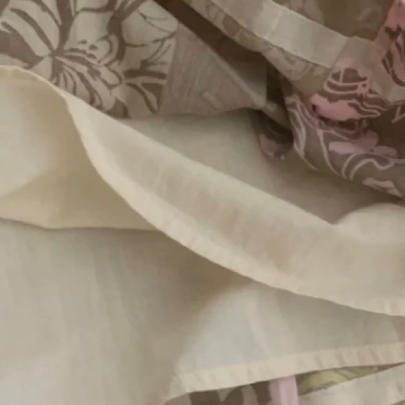 Sigrid Olsen Linen Blend Y2K beautiful color hues Boho Midi Swing Skirt Size 10 - Picture 9 of 9